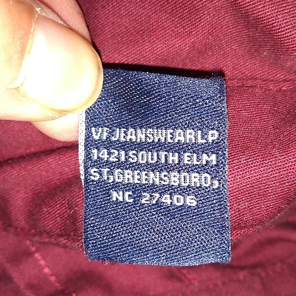 Men's Timber Creek Wrangler, Button Down Shirt, Burgundy, Size XL, 100% … - Picture 8 of 8